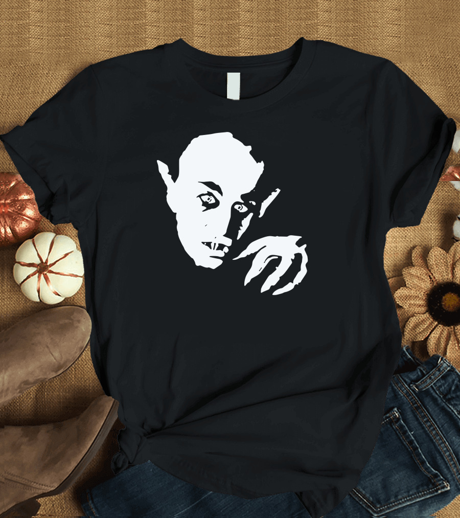 Nosferatu Dracula Silhouette Horror Classic T-Shirt