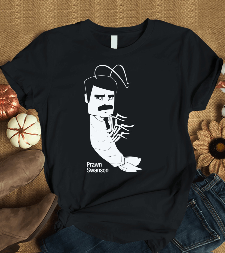 Prawn Swanson Parks and Recreation Mashup T-Shirt