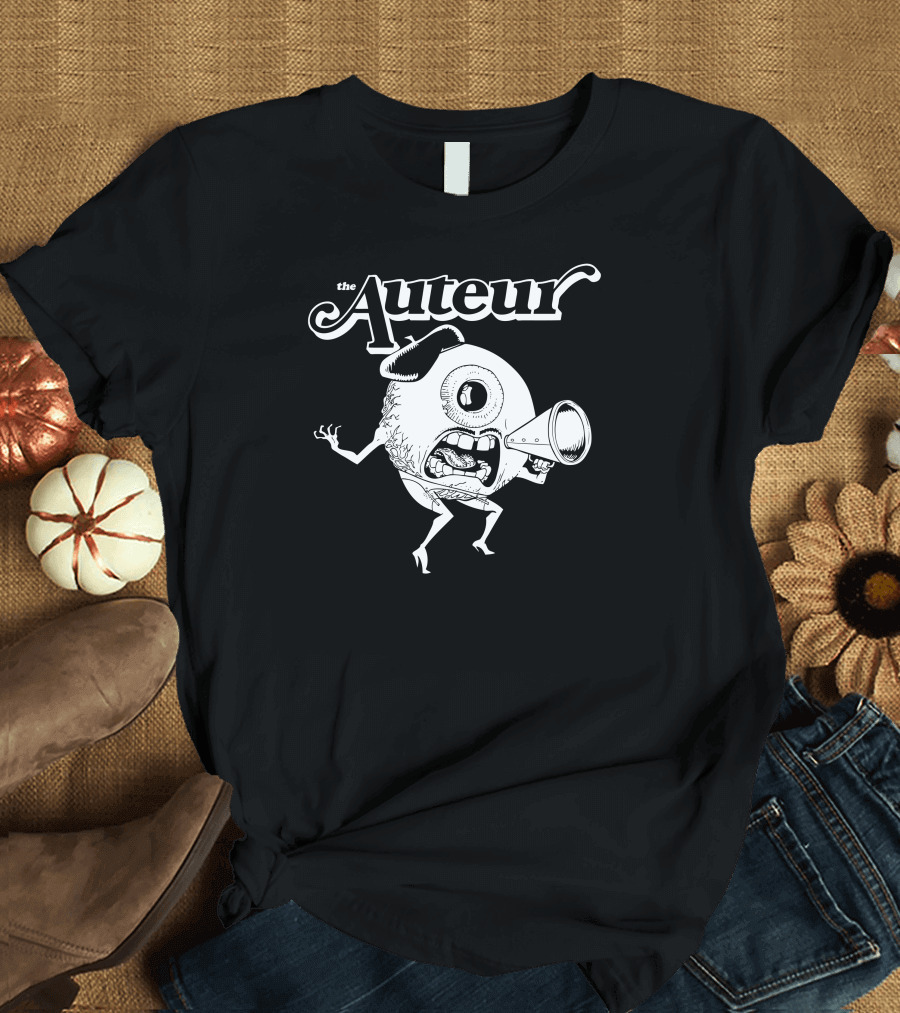 The Auteur Eyeball with Beret and Megaphone T-Shirt