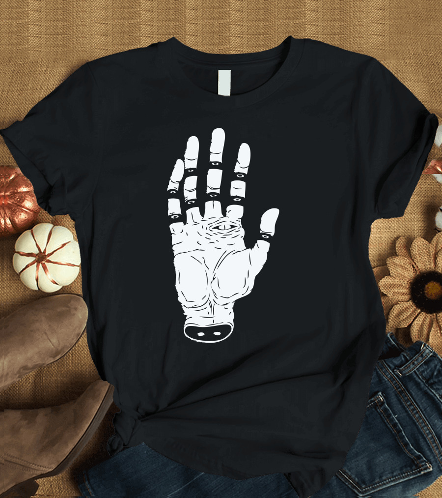 The Hand Of Another Destyny with Abstract Eyes and Mystical T-Shirt