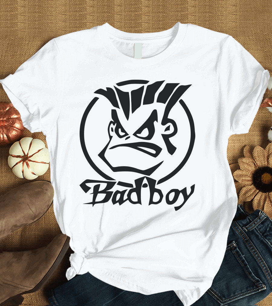 Bad Boy Aggressive Cartoon Face T-Shirt