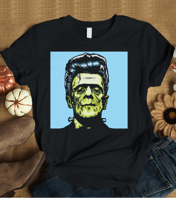 T-Shirt: Frankenstein Monster Retro Pop T-Shirt Frankenstein Monster Retro Pop T-Shirt