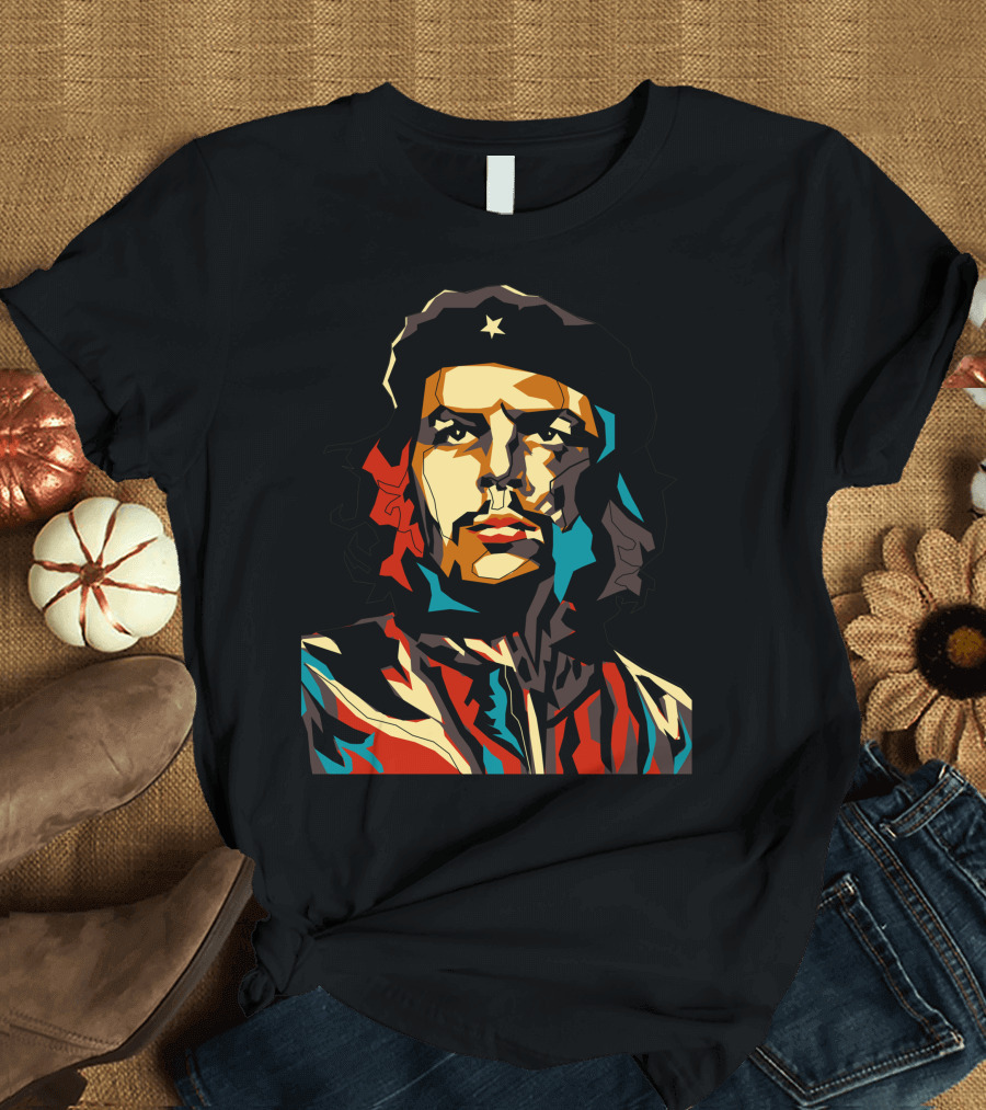 Che Guevara Pop Art Portrait Star Beret T-Shirt