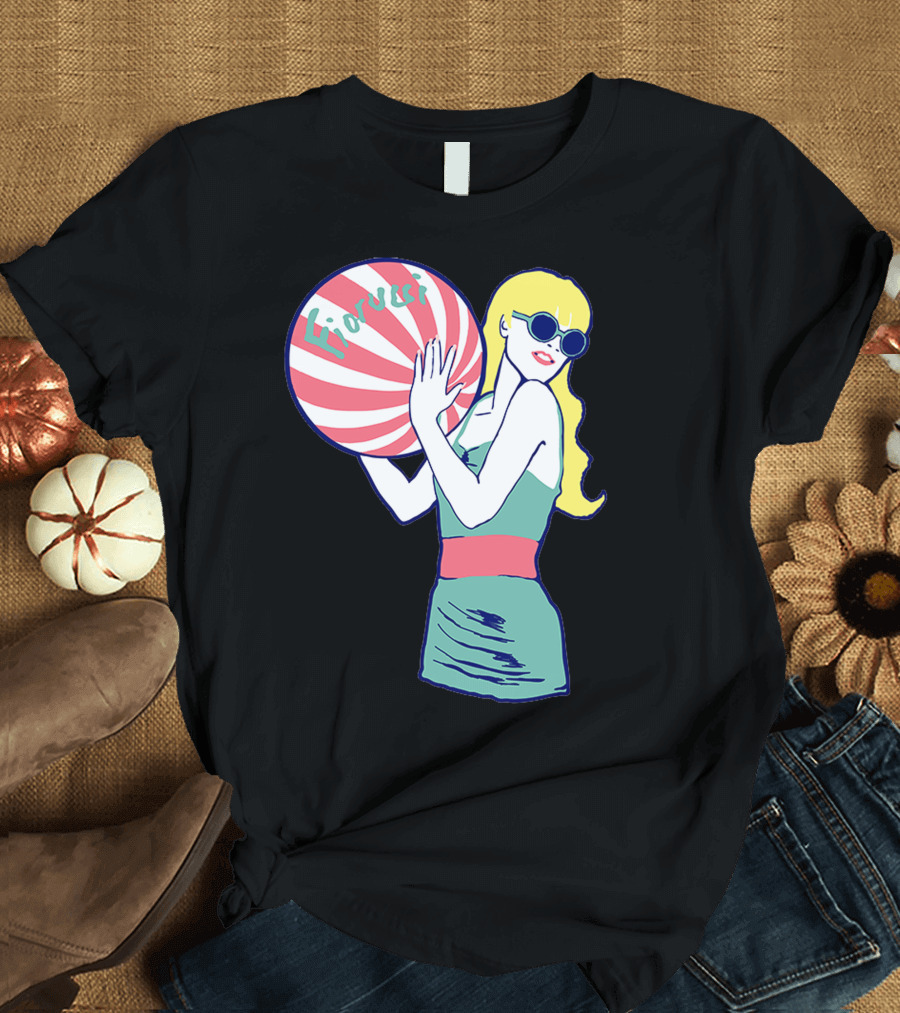 Fiorucci Retro Beach Ball Girl T-Shirt