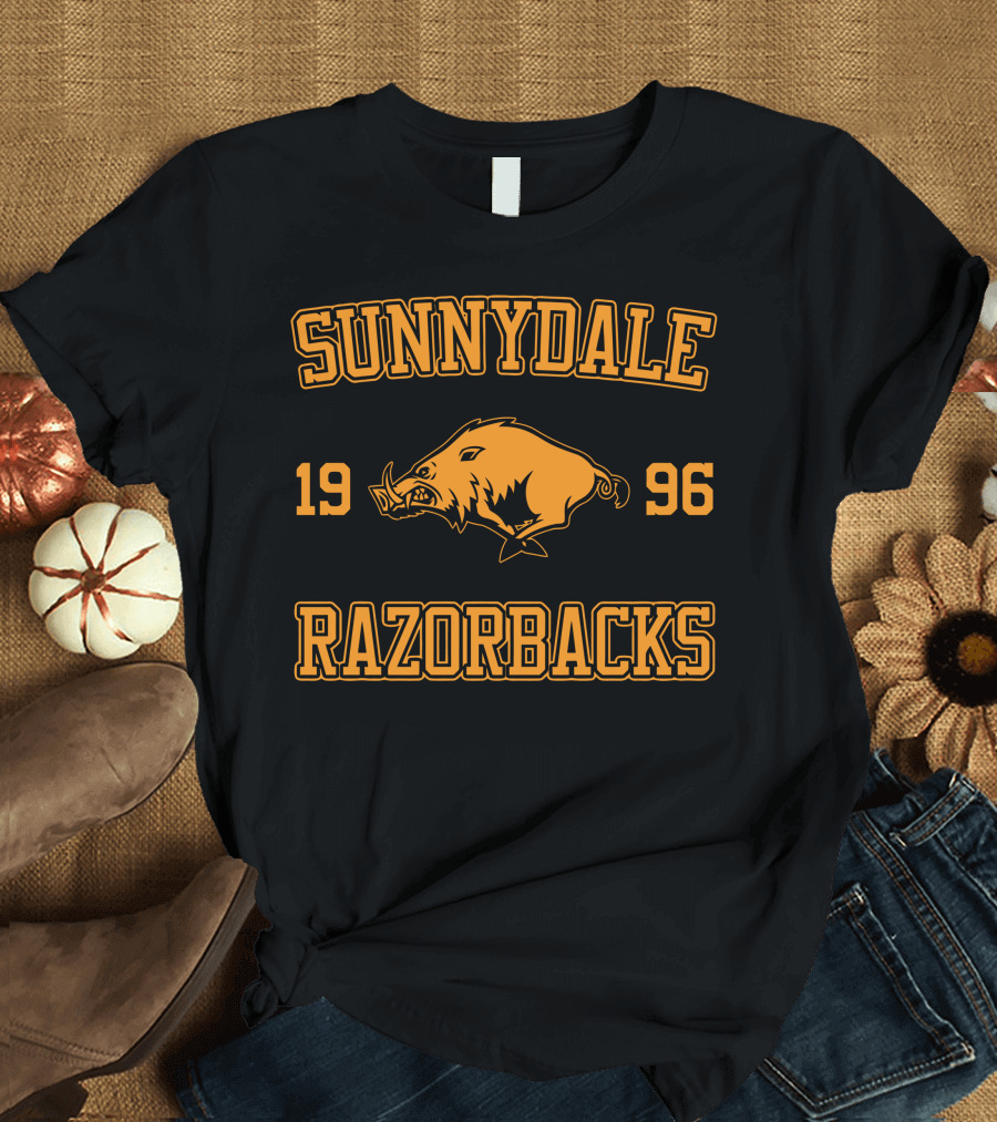 Sunnydale Razorbacks 1996 Vintage Boar Mascot T-Shirt