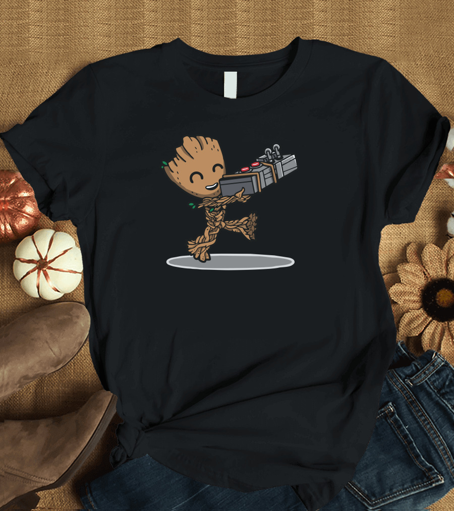 Super Bomb Bro Tree Alien with Detonator Controller T-Shirt