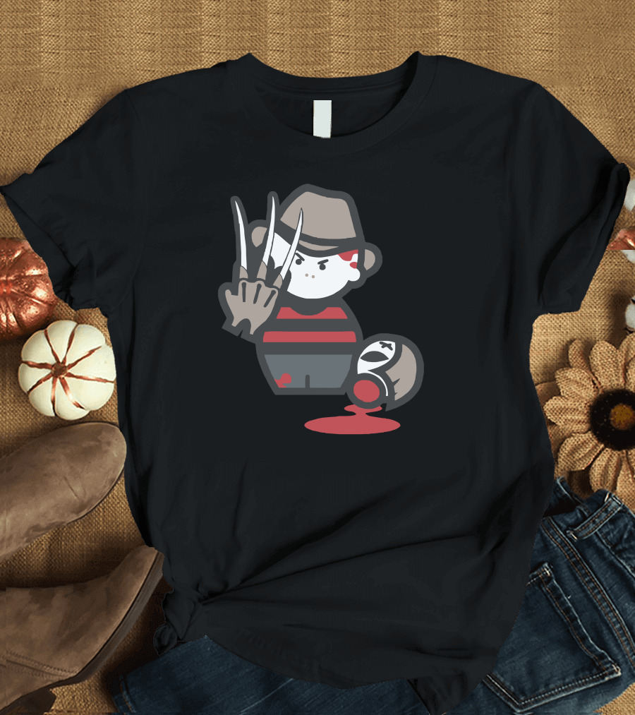 Freddy Krueger Cartoon Character Ideal Birthday Present T-Shirt