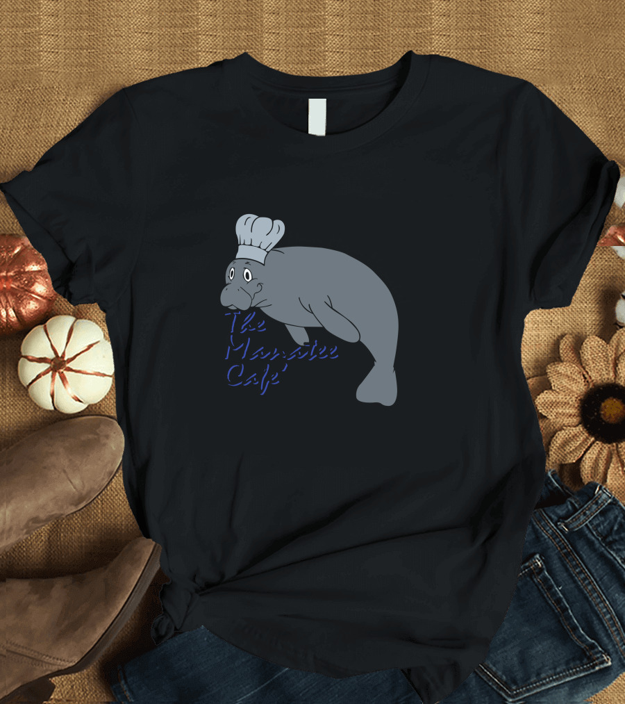 Mmm Mmm Manatee The Manatee Cafe T-Shirt