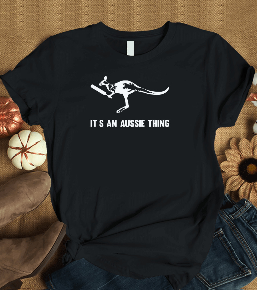 It's an Aussie Thing Cricket Kangaroo T-Shirt