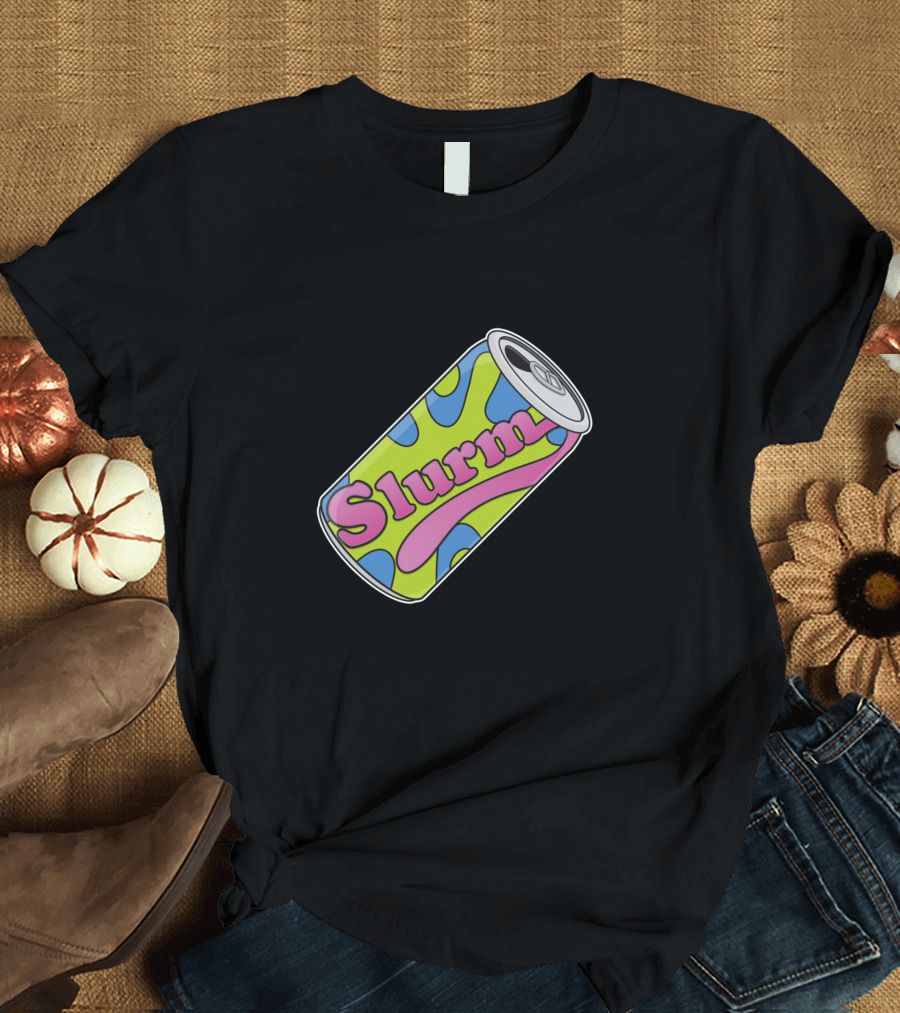 Slurm Can Futurama Beverage Spoof T-Shirt