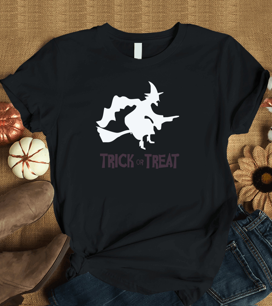 Trick or Treat Witch Halloween Fancy T-Shirt