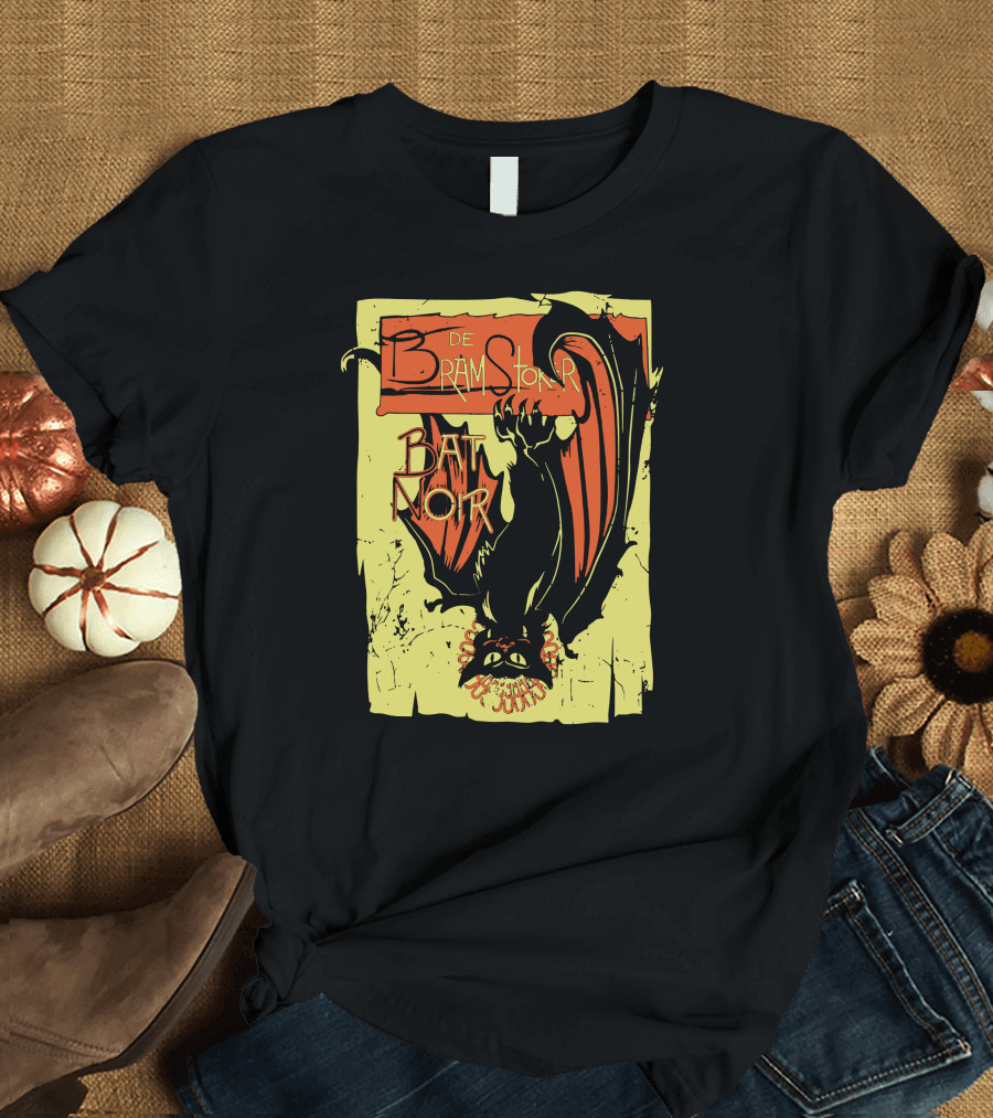 De Bram Stoker Bat Noir T-Shirt