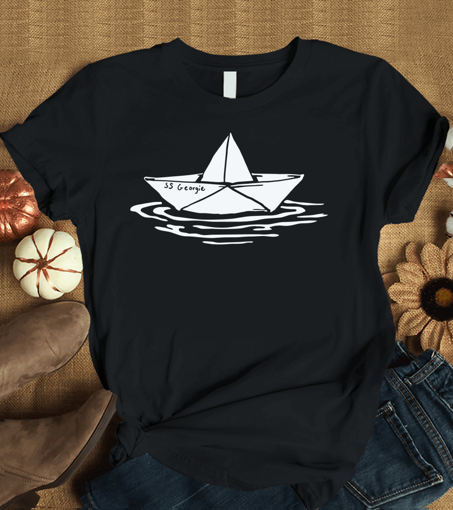 SS Georgie Paper Boat Floating T-Shirt
