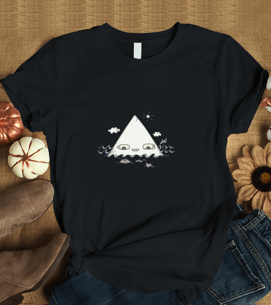 The Bermuda Triangle Cute Monster Ocean Waves T-Shirt