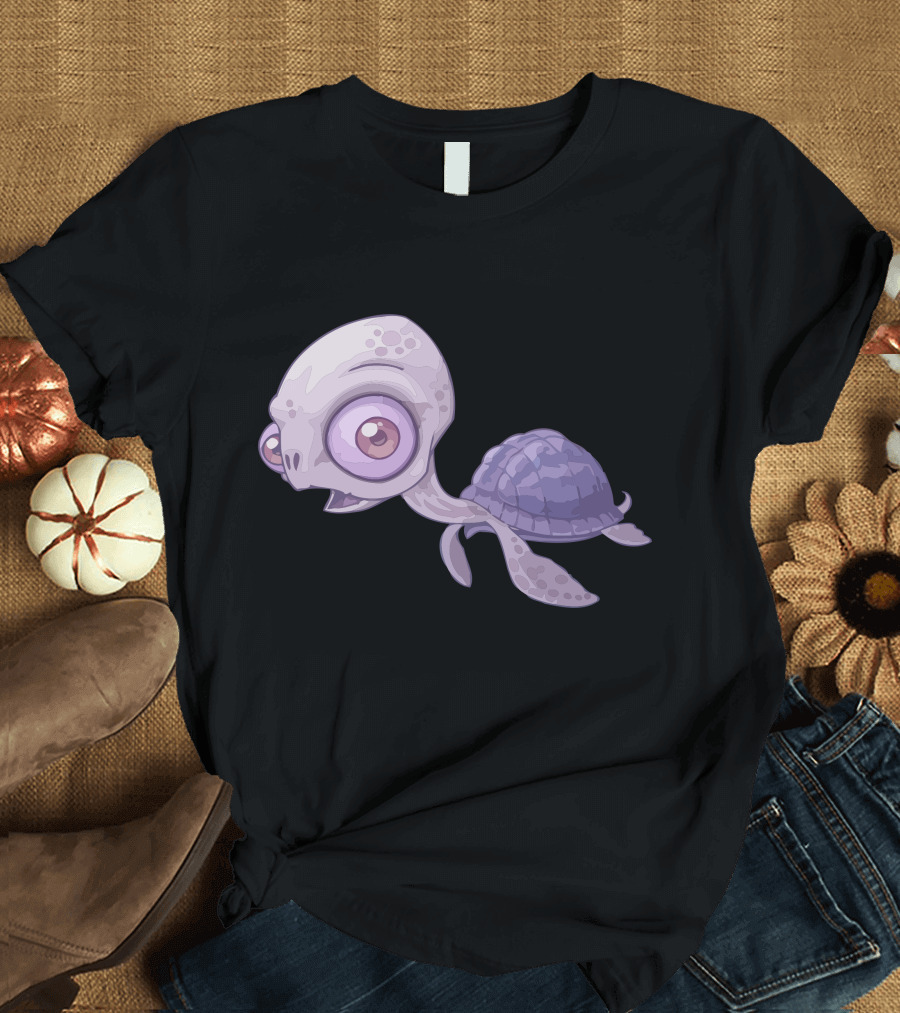 Sea Turtle Cute Baby Ocean Character T-Shirt