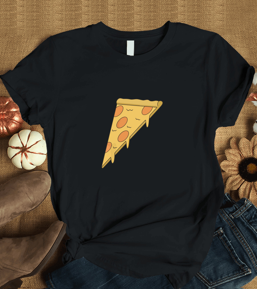 Cheesy Delicious Pizza Slice Dripping with Melty Cheese T-Shirt