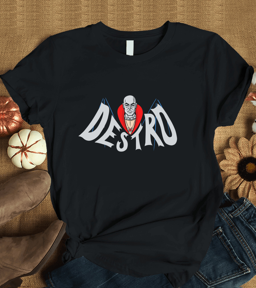 Destro Chrome Dome Cobra Villain Inspired T-Shirt