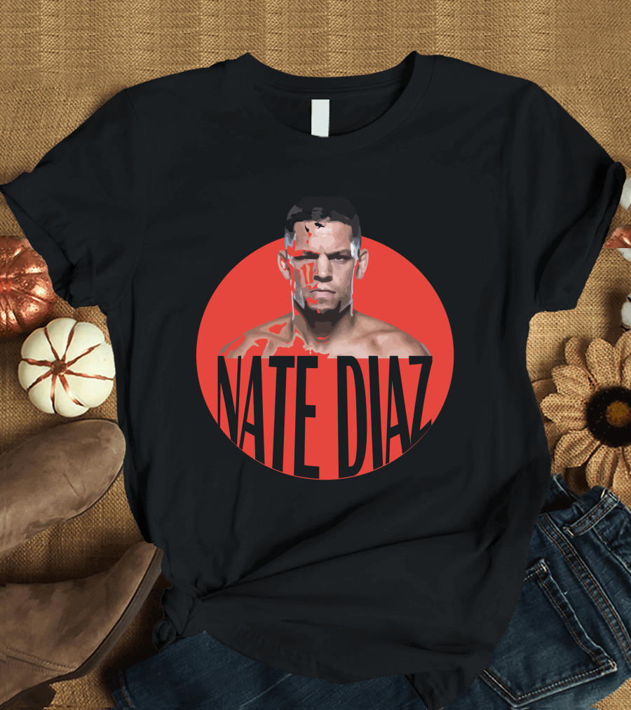 Nate Diaz Red Circle T-Shirt
