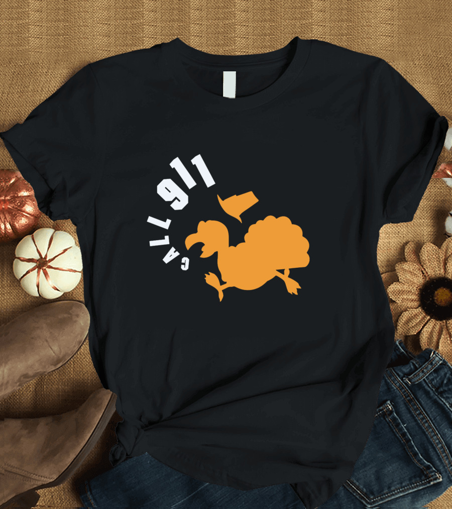 Call 911 Turkey Emergency T-Shirt