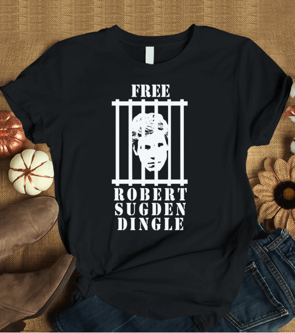 T-Shirt: Free Robert Sugden Dingle Behind Bars T-Shirt Free Robert Sugden Dingle Behind Bars T-Shirt