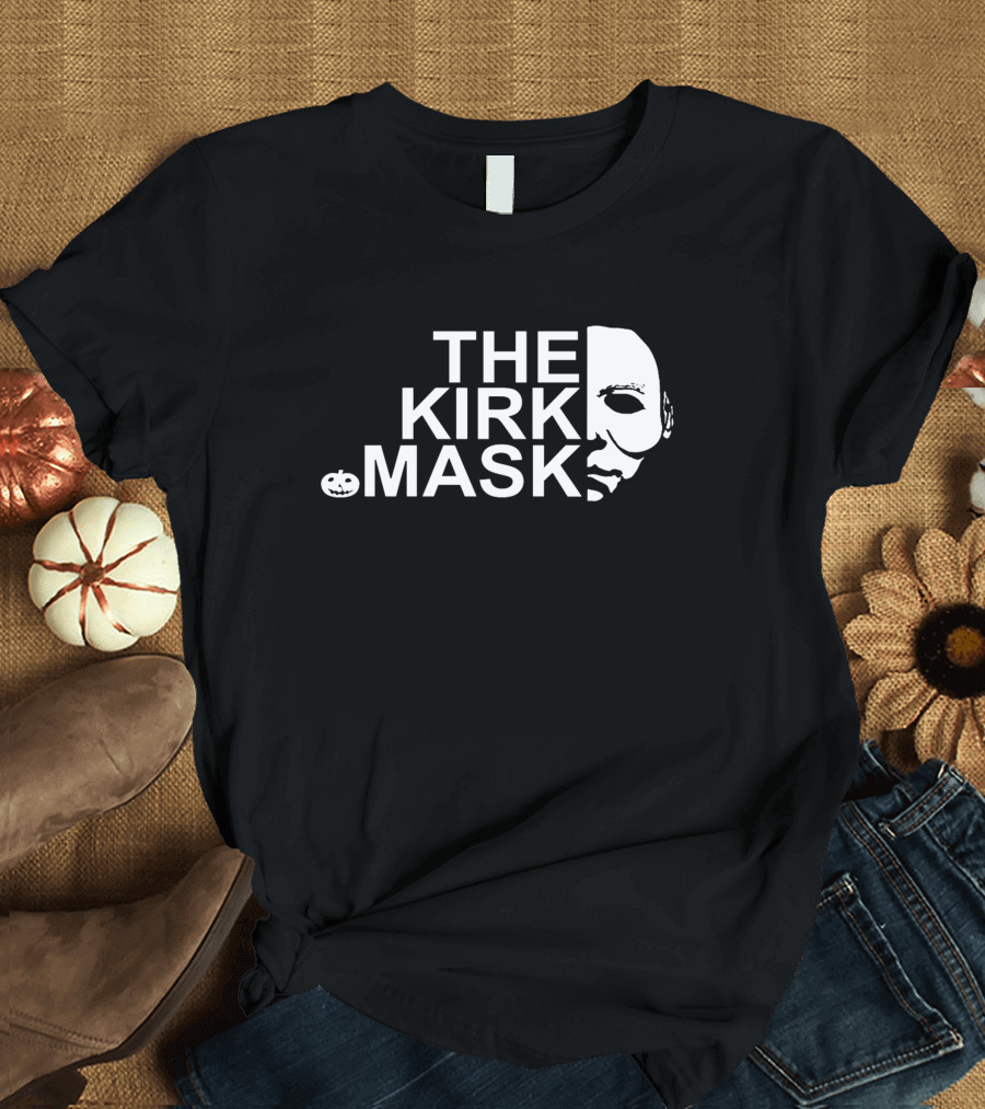 The Kirk Mask Halloween Icon with Pumpkin Face T-Shirt