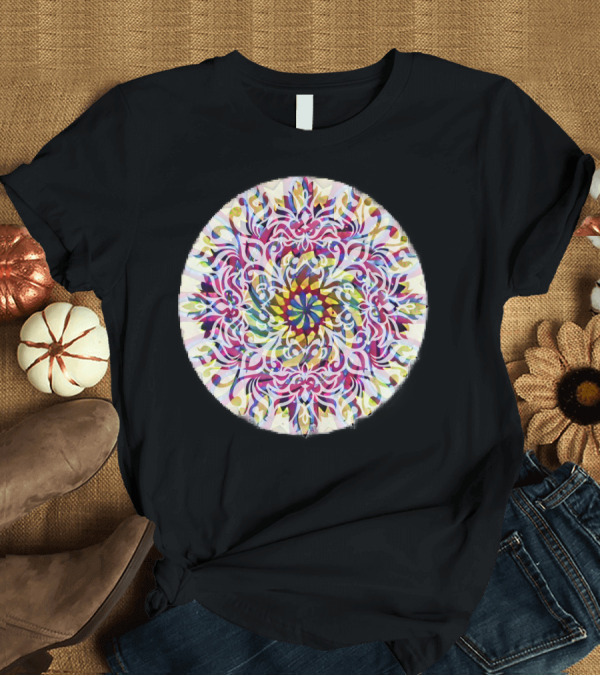 T-Shirt: Circle Of Life Mandala Pattern Vibrant Kaleidoscope T-Shirt Circle Of Life Mandala Pattern Vibrant Kaleidoscope T-Shirt