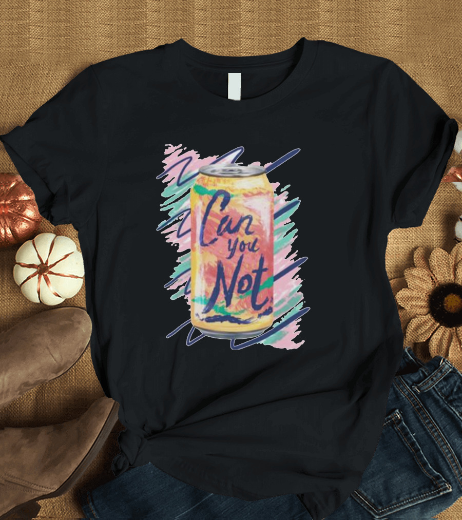 Can You Not Drink Merch Vintage Abstract Can T-Shirt