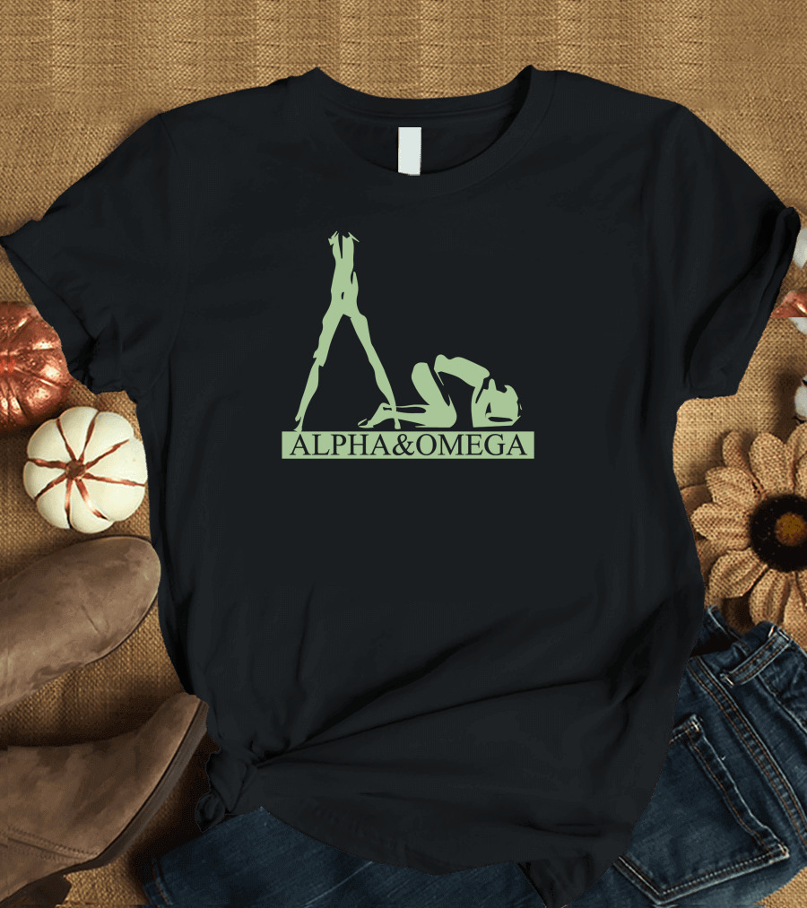 ALPHA AND OMEGA SILHOUETTE POSE ARTISTIC T-Shirt