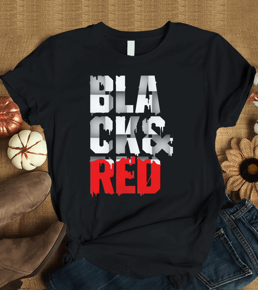 BLACK CK and RED T-Shirt