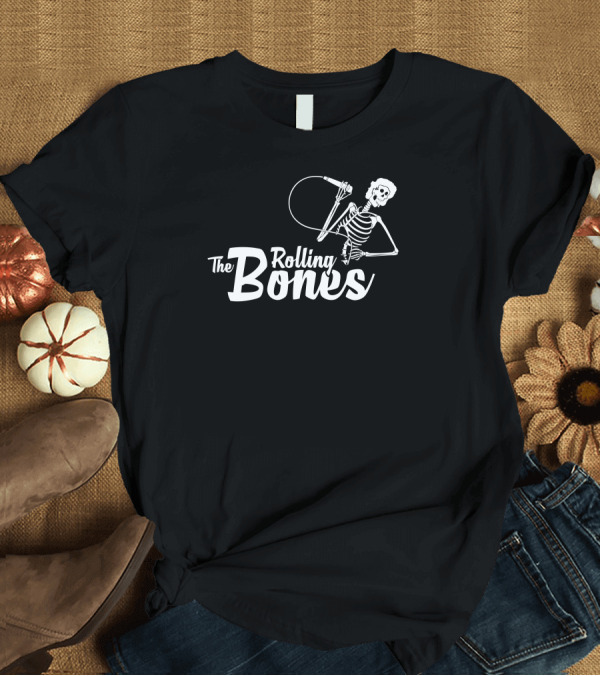 T-Shirt: The Rolling Bones Skeleton with Microphone T-Shirt The Rolling Bones Skeleton with Microphone T-Shirt