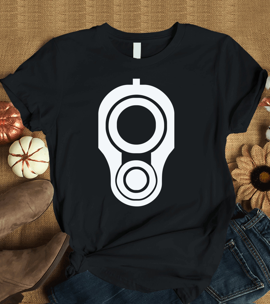 1911 Barrel Gun Sight T-Shirt
