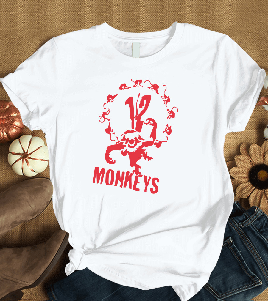 12 Monkeys Army Circle T-Shirt