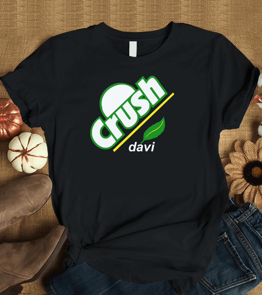 Crush Logo Parody with Leaf - Davis T-Shirt