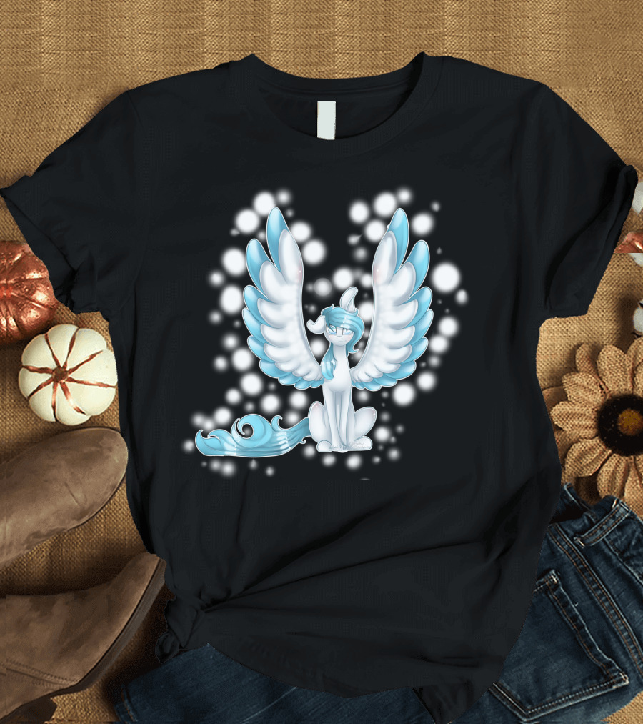 Blue Fantisa Unicorn Wings Sparkle T-Shirt