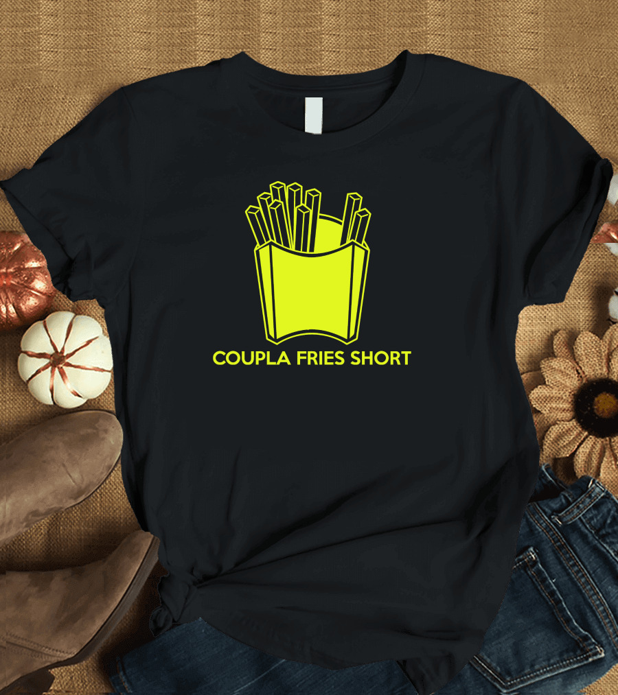 Coupla Fries Short French Fry Box T-Shirt