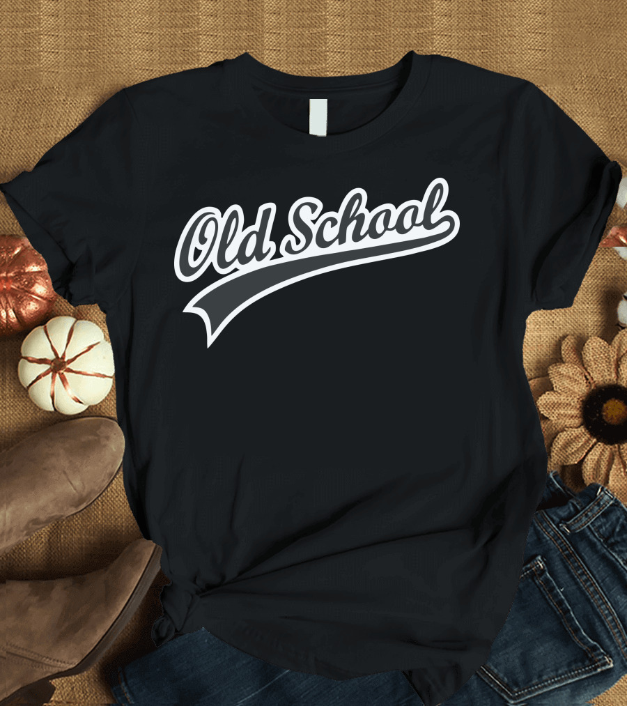 Old School Vintage Script T-Shirt