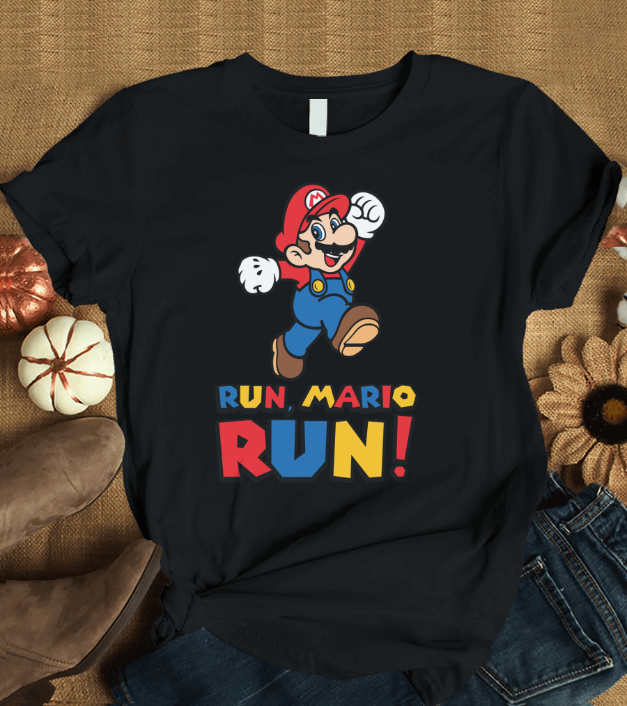 RUN, MARIO RUN T-Shirt