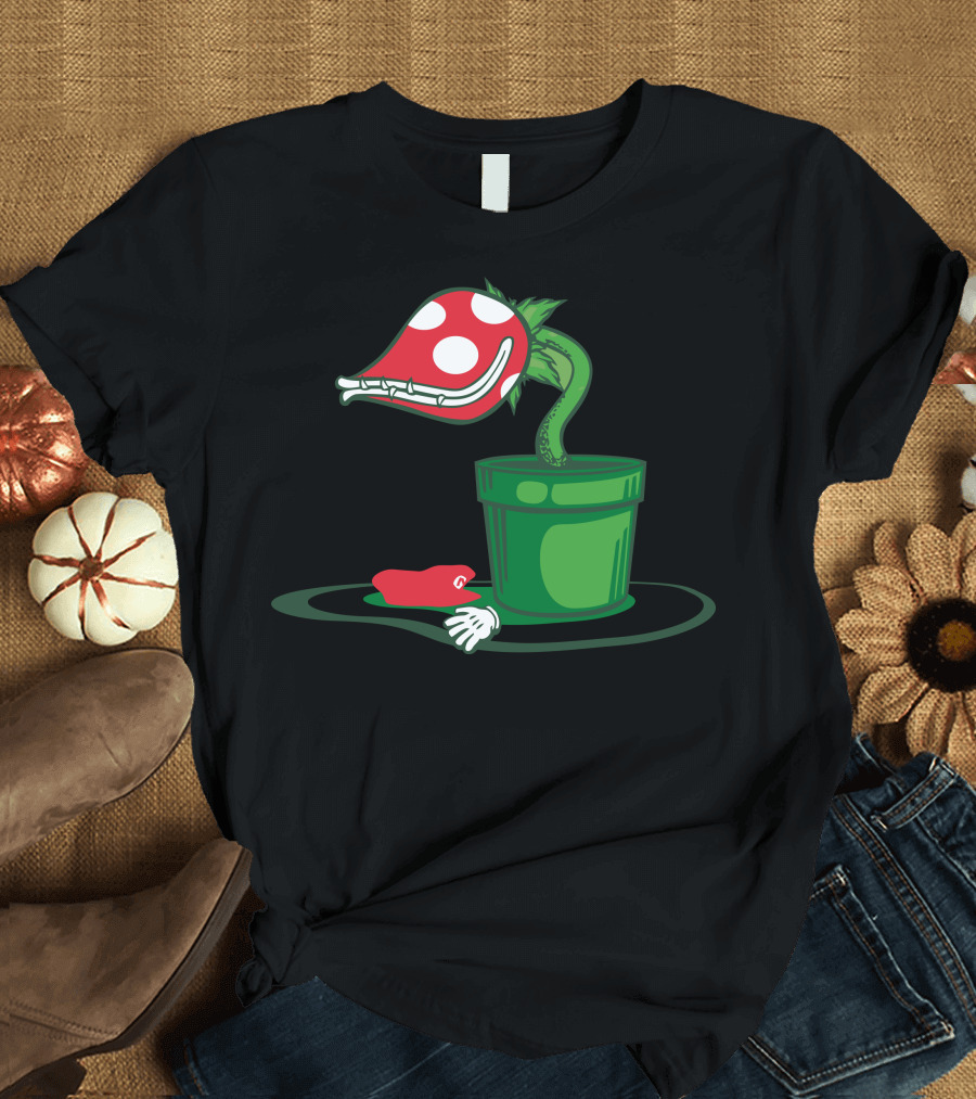 Spicy Italian Meatball Piranha Plant Mario Parody Bowser's Minion T-Shirt