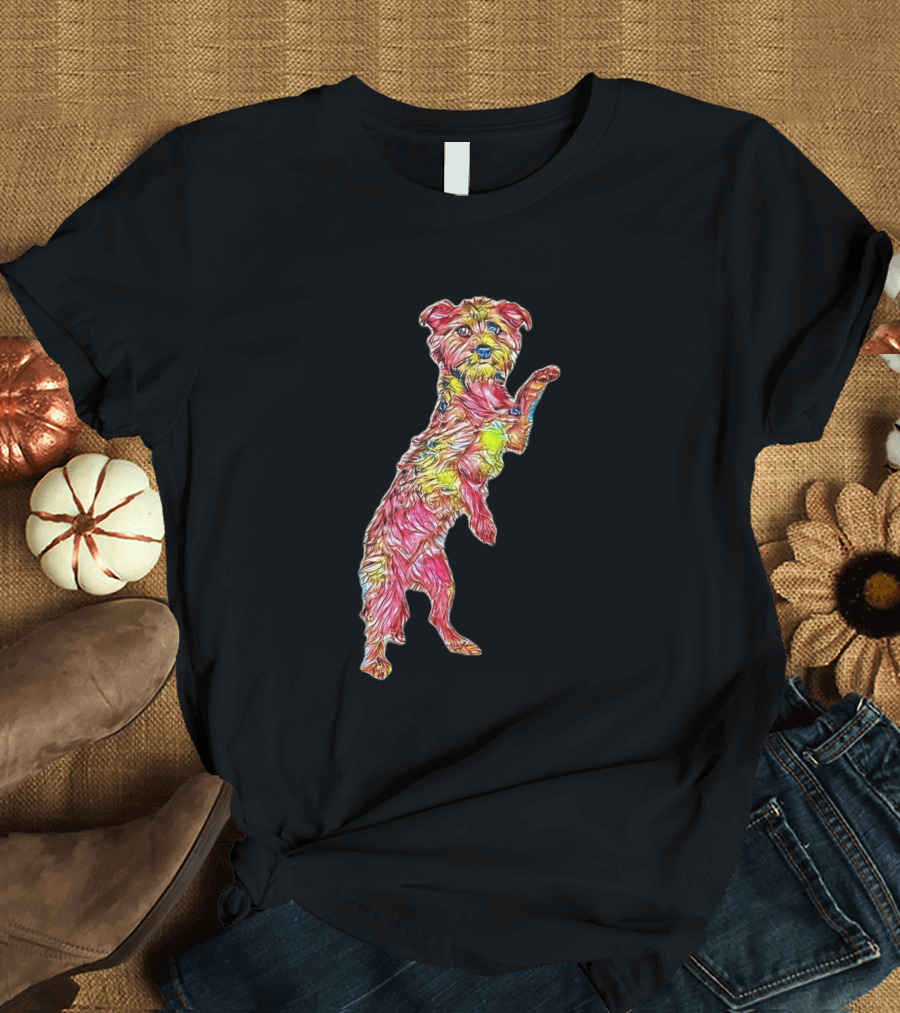 Cairn Terrier Mixed Colorful T-Shirt