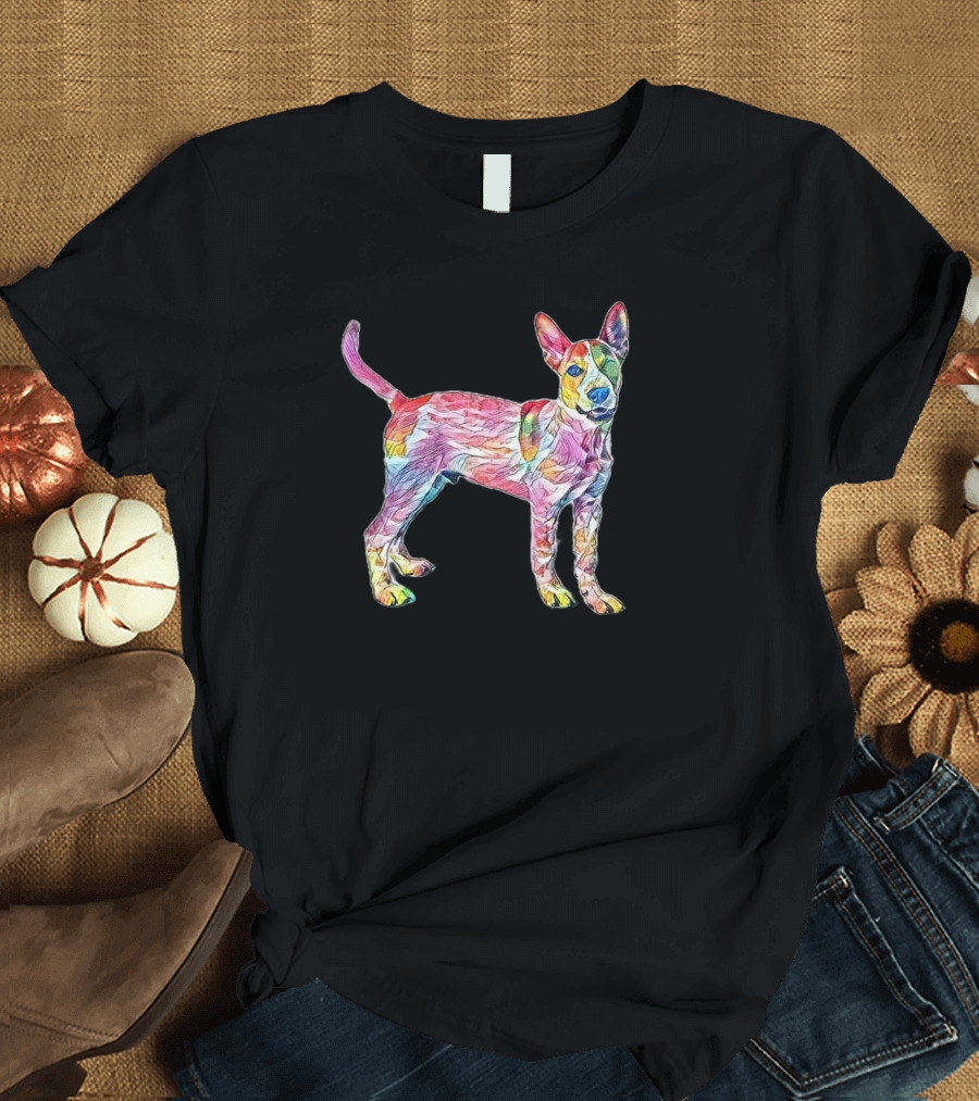 A Cute Three Month Old Red Colorful Bull Terrier Puppy T-Shirt