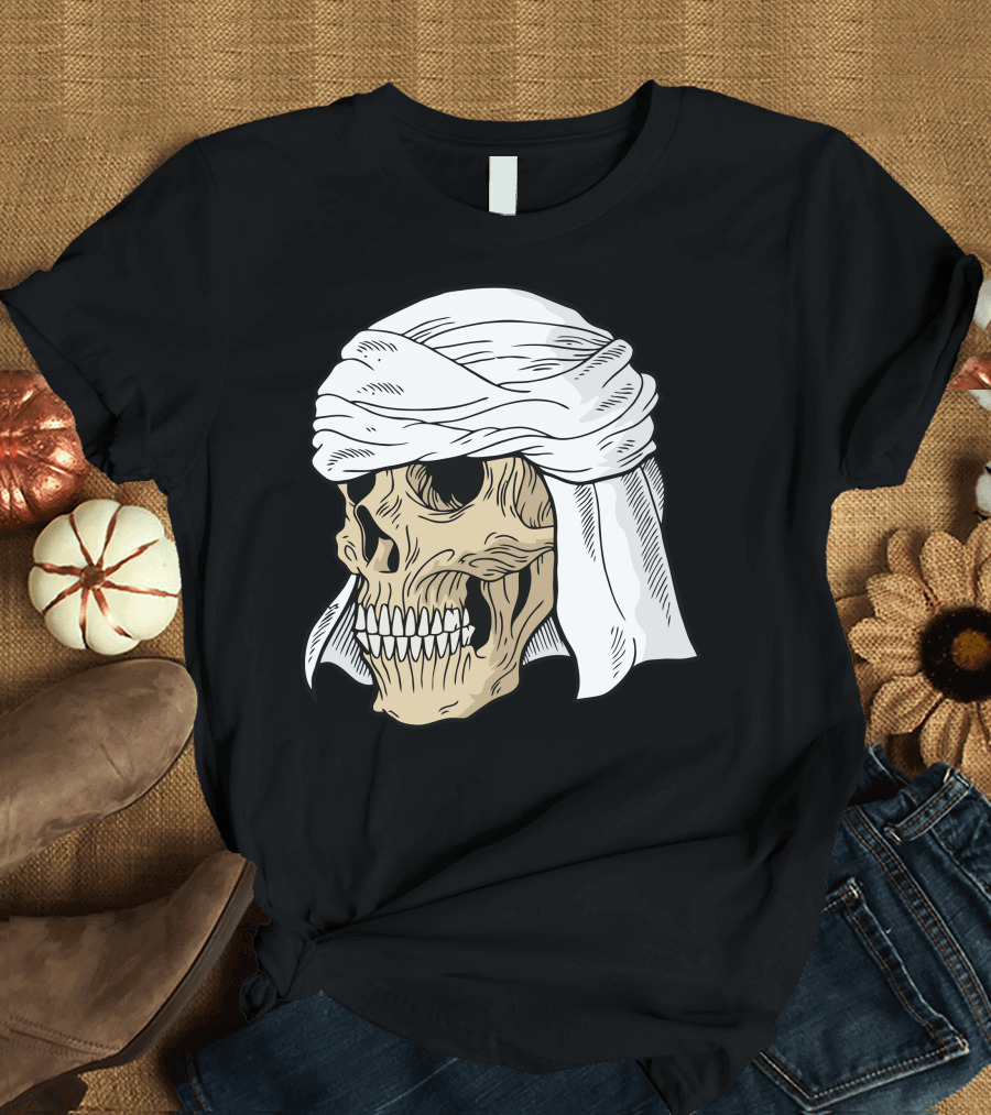 Khalifa Skull Turban T-Shirt
