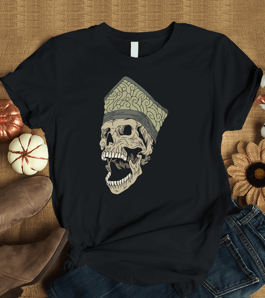 Secret Skull Scream with Intricate Headpiece T-Shirt