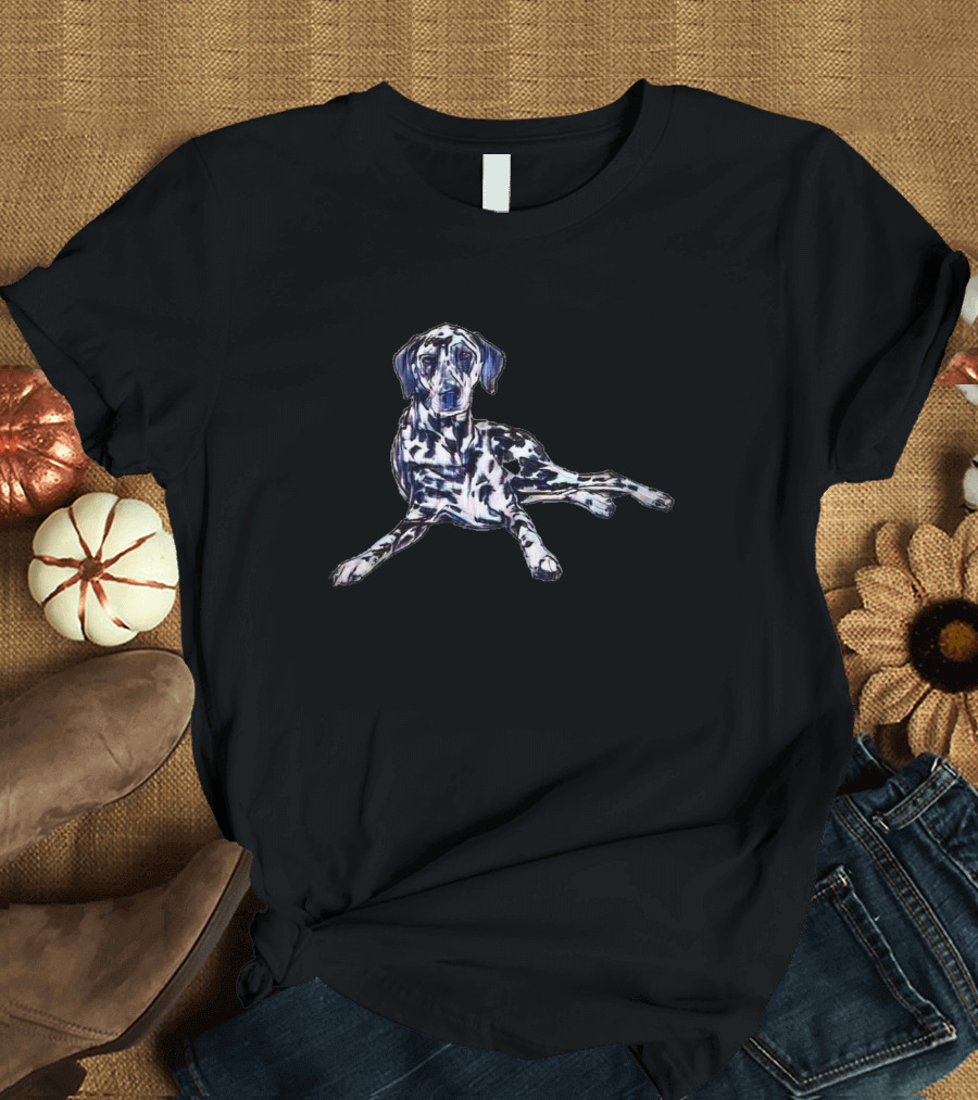A Beautiful Dalmatian Dog Lay T-Shirt
