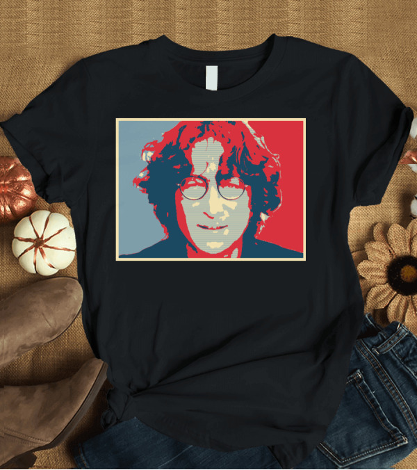 T-Shirt: John Lennon Hope Style Pop T-Shirt John Lennon Hope Style Pop T-Shirt
