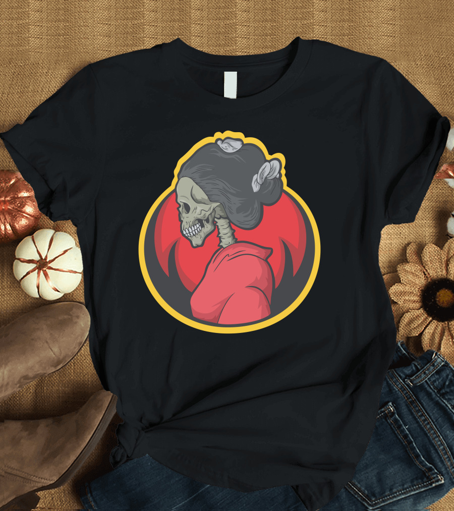 Skull Kimono Geisha Skeleton T-Shirt