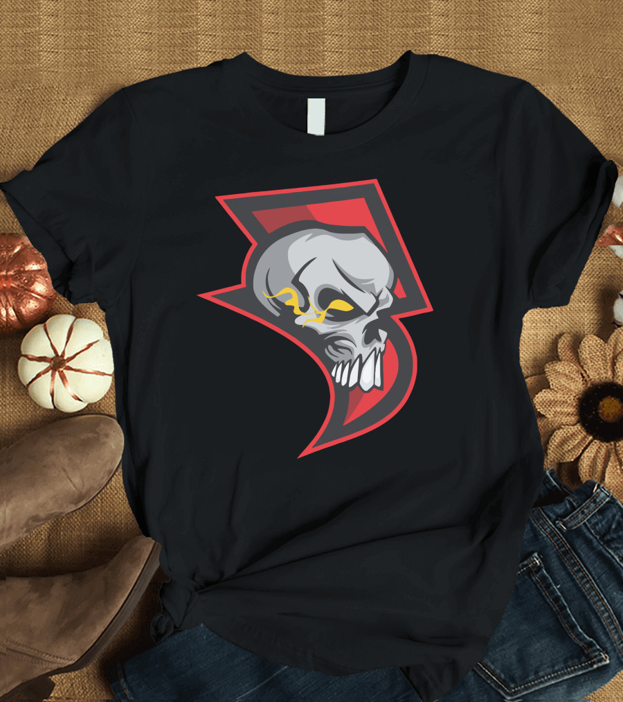 Thunder Skull Lightning Bolt T-Shirt