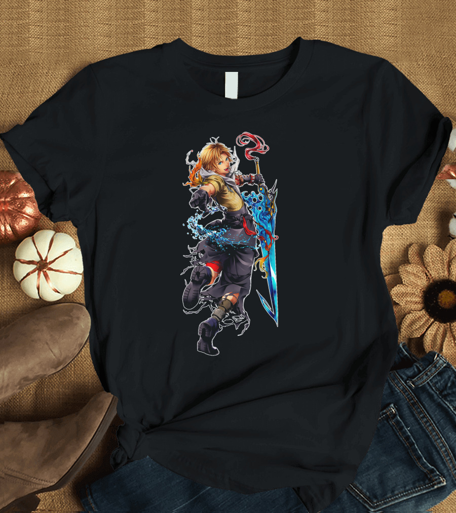Tidus Final Fantasy X Water Sword T-Shirt