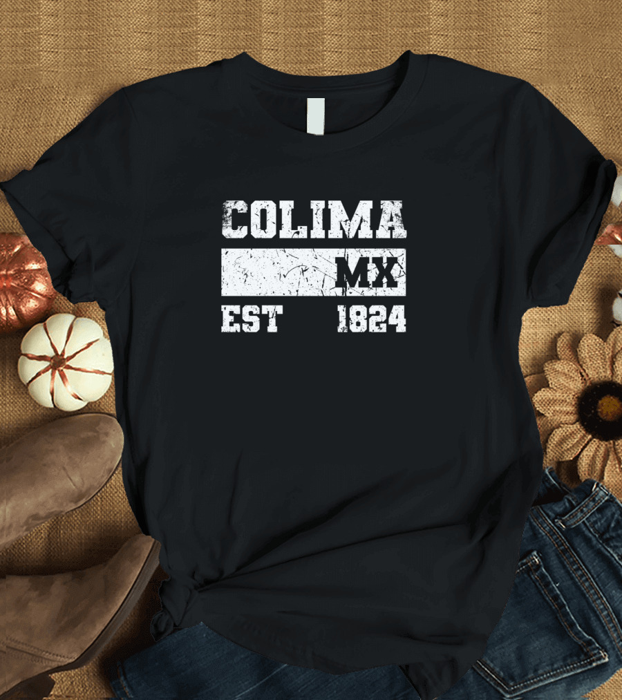 Colima MX Est 1824 Vintage T-Shirt