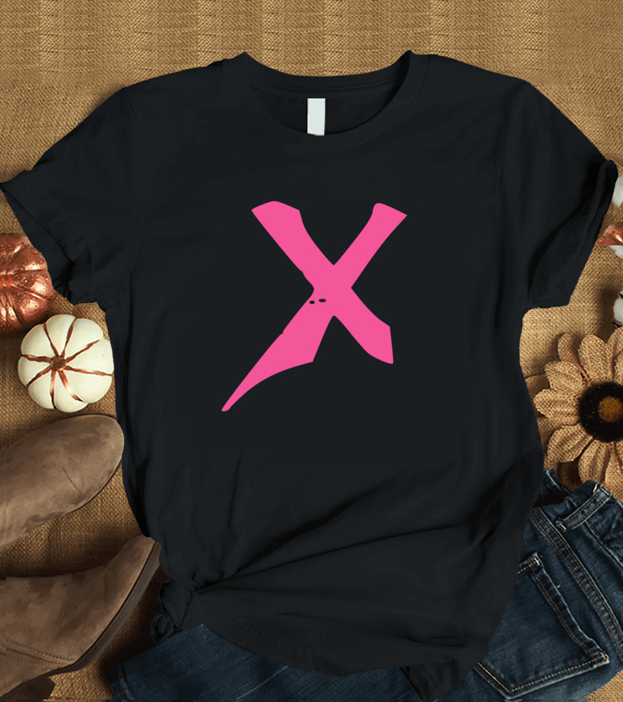 Marked Pink X T-Shirt