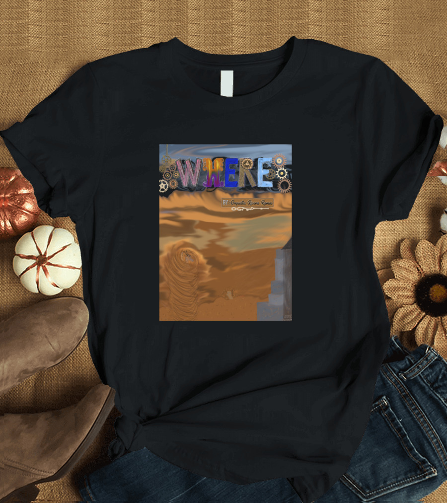 Where The Book Cover By Douglas Rowan Ramos T-Shirt